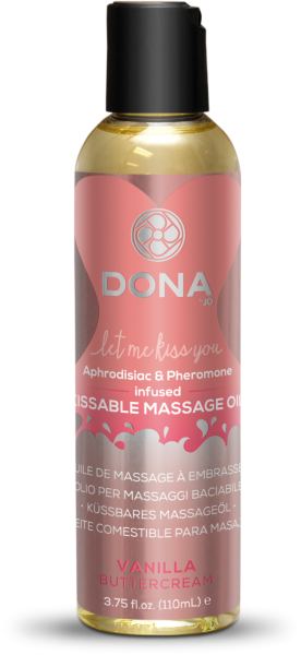 Dona Kissable Massage Oil Vanilla Buttercream 3.75oz