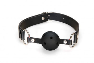 Lux Fetish Breathable Ball Gag Black