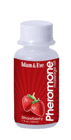 Pheromone Massage Oil Strawberry 1oz