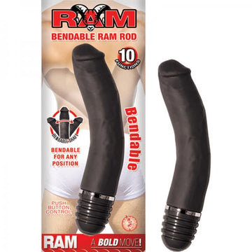 Ram Bendable Ram Rod 10 Function Waterproof Black