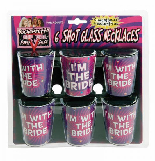 Bachelorette Shot Glass Necklace (set Of 6)