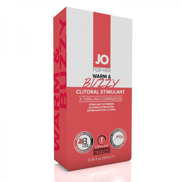 Jo Warm &amp; Buzzy - Original - Stimulant (water-based) 0.34 Fl Oz / 10 Ml