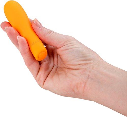 Soft Rain 3in Breeze Finish 7 Function Orange Vibrator