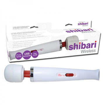 Shibari My Wand Wireless White 2 Speeds Rechargeable