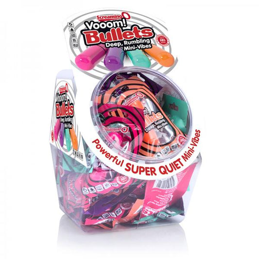 Screaming O Vooom Bullets In Candy Bowl Assorted (40)