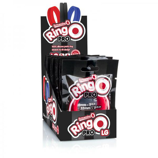 Screaming O Ringo Pro Lg In Pop Box Assorted (12/display)