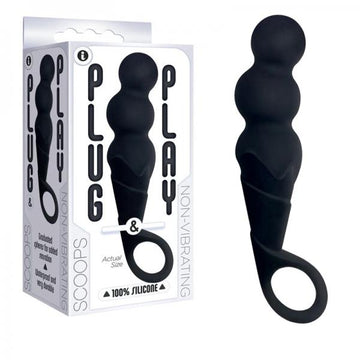 The 9&#039;s, Plug &amp; Play Silicone Plug, Scoops, Black