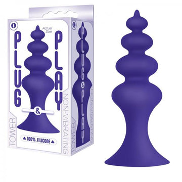 The 9&#039;s, Plug &amp; Play, Silicone Plug, Tower, Plum