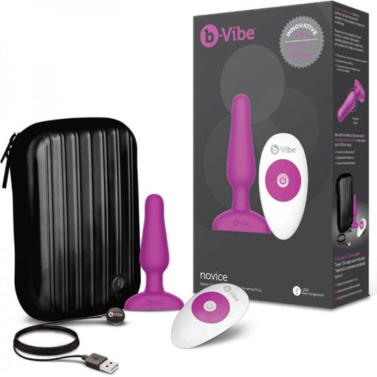 B-vibe Novice Plug Fuchsia