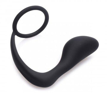 Explorer II Prostate Stimulator &amp; Cock Ring Black