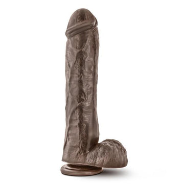 Mr Savage 11.5 inches Dildo with Suction Cup Brown