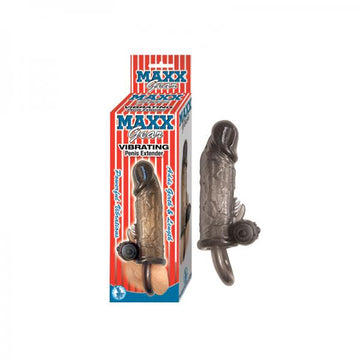 Maxx Gear Vibrating Penis Extender Black