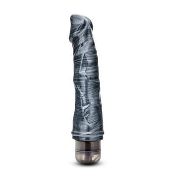 Jet Midnight Carbon Metallic Black Vibrating Dildo