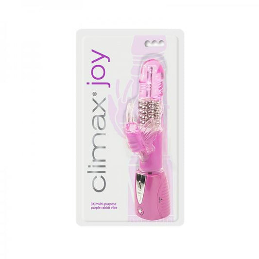 Climax Joy 3x Multi-purpose Rabbit Vibe Purple