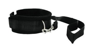 Frisky 46 inches Leash And Collar Set Black