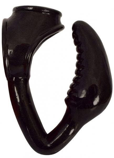 Royal Hiney Red The Earl Black Cock Ring Butt Plug Combo