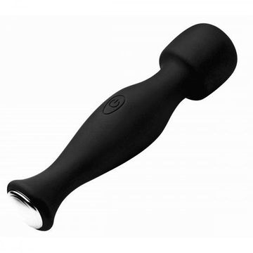 Inmi Mighty Pleaser, Black Small Silicone Wand Massager