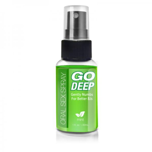 Go Deep Oral Sex Spray Mint 1 Fl Oz