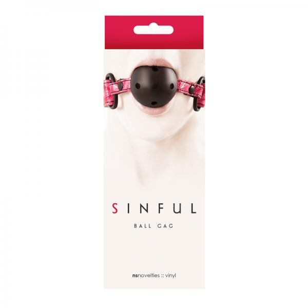 Sinful Soft Silicone Gag Pink