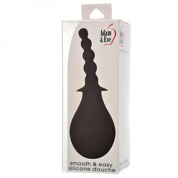 Adam &amp; Eve Smooth&amp;easy Silicone Douche Black