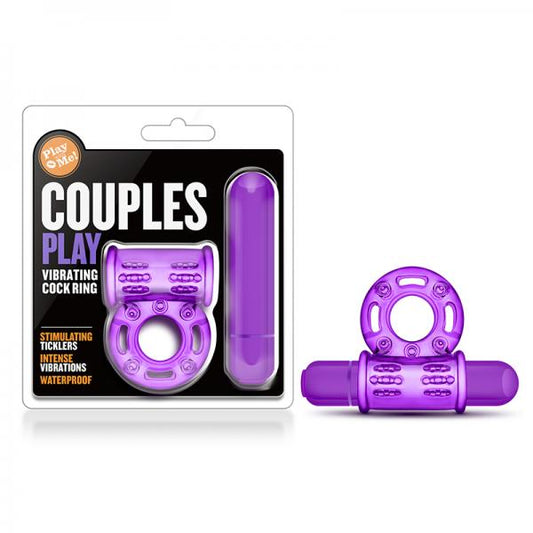 Play With Me - Couples Play - Vibrating Cockring - Purple