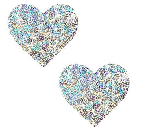 Unicorn Tears Sparkle Sequin I Heart U Pasties