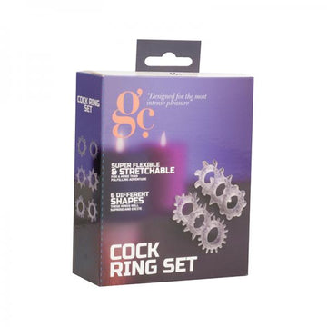 Gc Cock Ring Set - Transparent