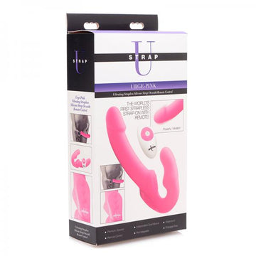 Strap U Strapless Strap On With Remote- Pink