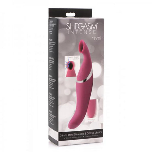 Inmi Shegasm Intense 2-in-1 Clitoral Stimulator & G-spot Vibrator