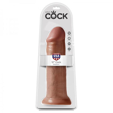 King Cock 12in Cock Tan