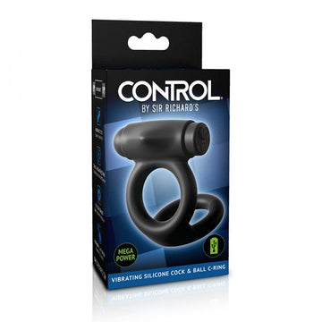 Sir Richard&#039;s Control Vibrating Silicone Cock &amp; Ball C-ring