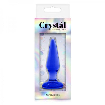 Crystal Tapered Plug Small Blue