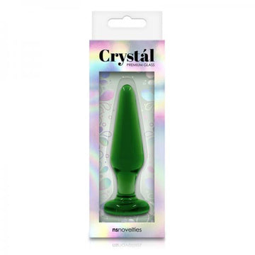 Crystal Tapered Plug Medium Green