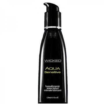 Wicked Aqua Sensitive Waterbased Hypoallergenic Unscented Lube 8oz