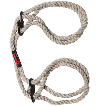 Kink Hogtie Bind &amp; Tie Wrist Or Ankle Cuffs .23 inch Natural