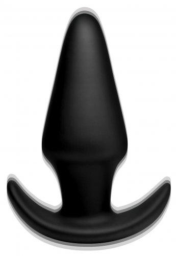 Kinetic Thumping 7X Large Silicone Butt Plug Black