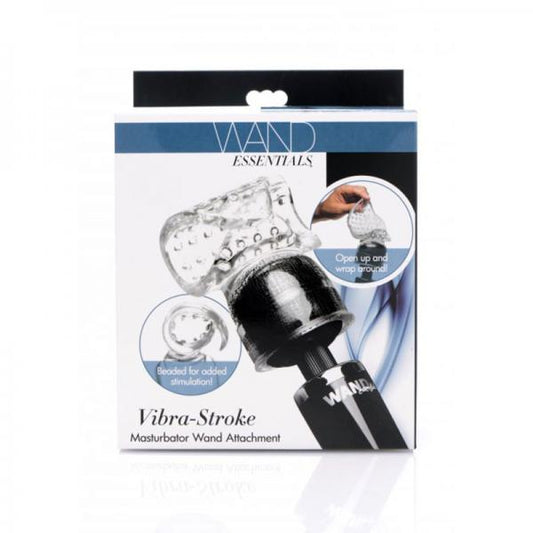 Vibra-stroke Wrapped Wand Attachment