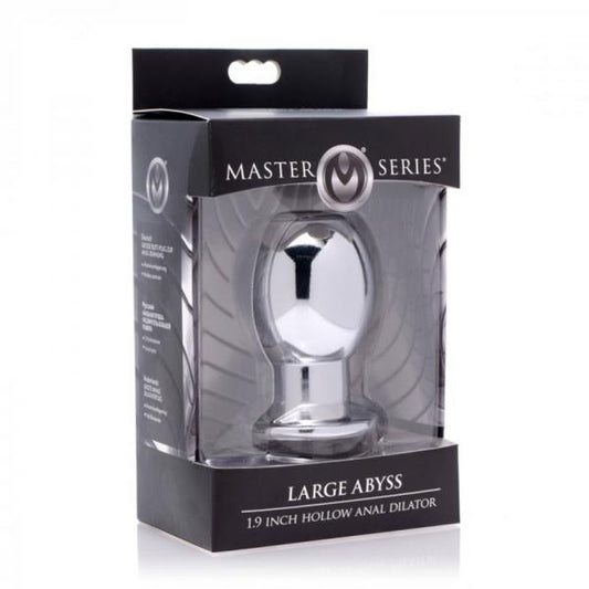 Master Series Small Abyss Steel Hollow Anal Plug