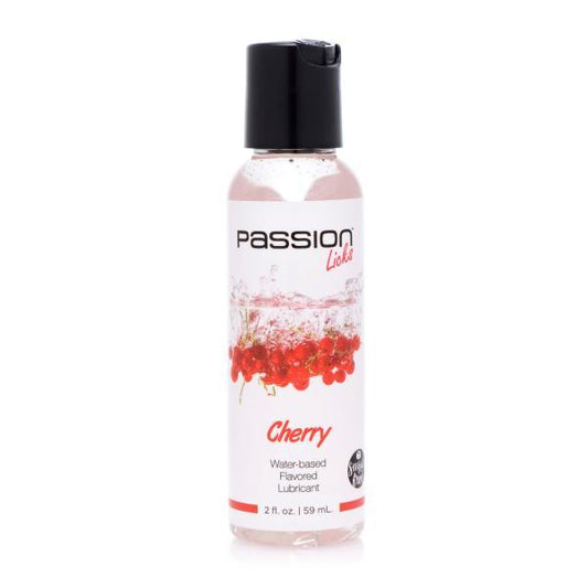 Passion Licks Cherry Flavored Lubricant 2 fluid ounces