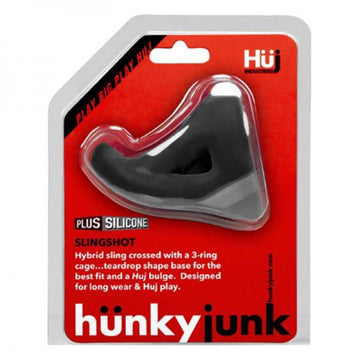 Hunkyjunk Slingshot 3 Ring Teardrop, Tar