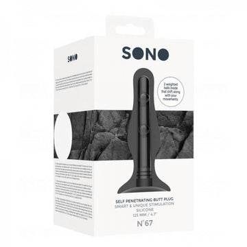 Sono No. 67 - Self Penetrating Butt Plug - Black