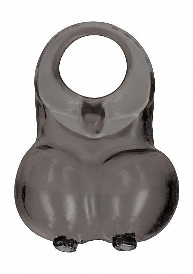 Sono No 73 Soft Squeeze Scrotum Ring Black