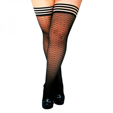 Kixies Dannalynn Black Ribbed Size D