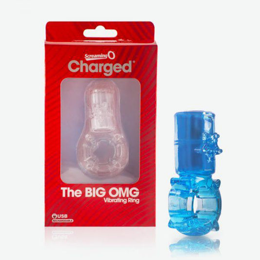 Big Omg Vibrating Ring Clear