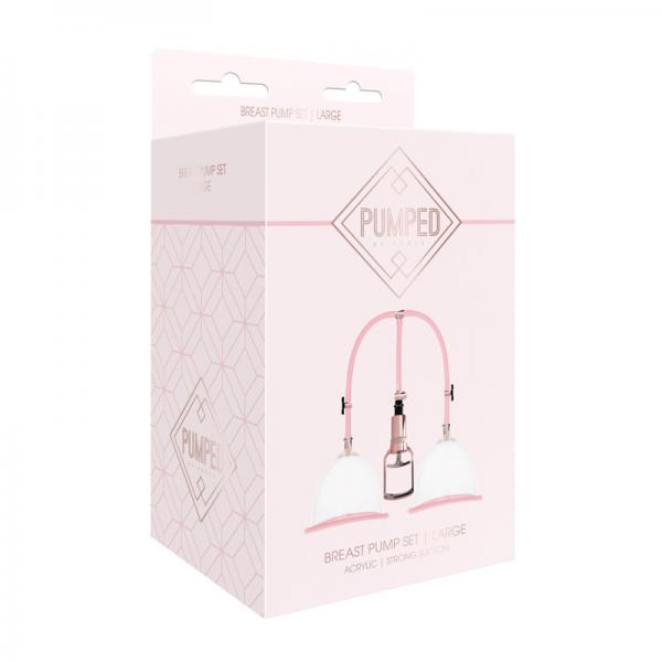 Pumped - Breast Pump Set Large - Rose