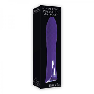 A&amp;e Eve&#039;s Perfect Pulsating Massager Purple