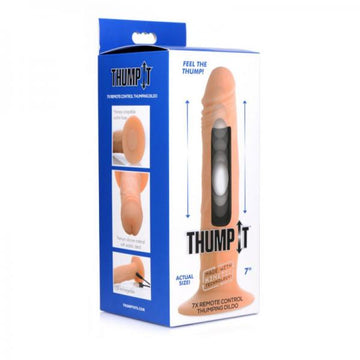 7x Thumping 7 Inch Dildo