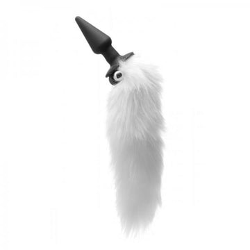 Tz Vibrating White Fox Tail