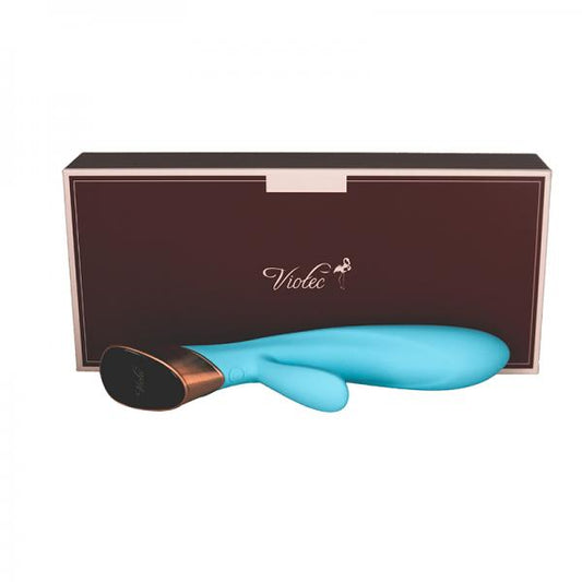 Blossom Touch Panel Rabbit Vibrator In Blue