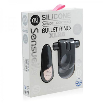 Sensuelle Remote Control Bullet Ring Xlr8 Black